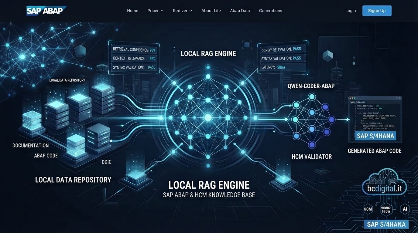 Schema architettura RAG ABAP